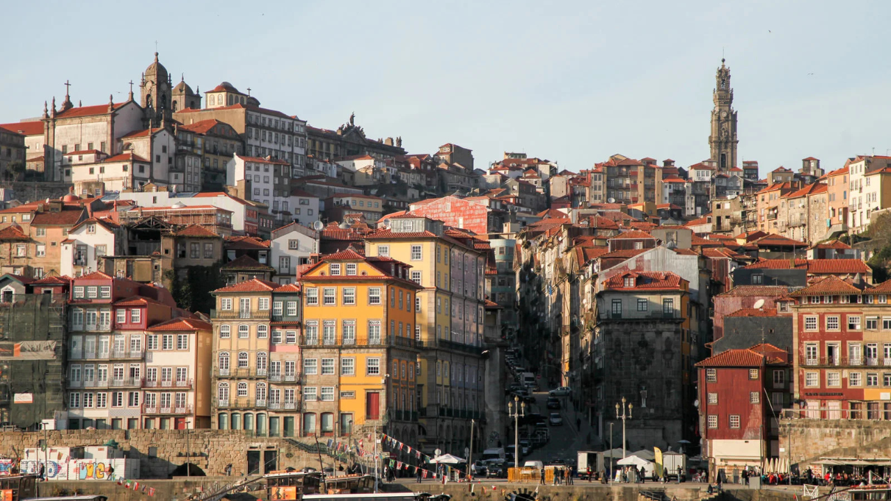 海外の街並みイラスト