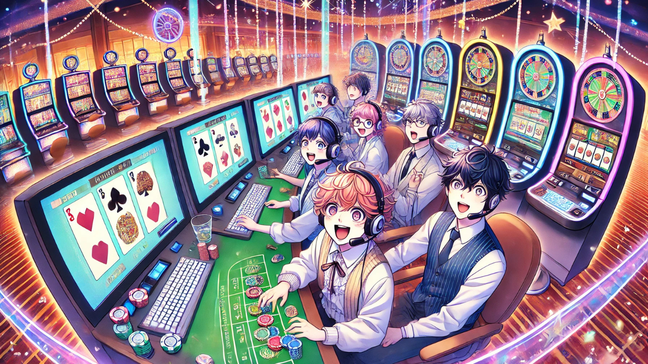 オンラインカジノで遊ぶ芸人