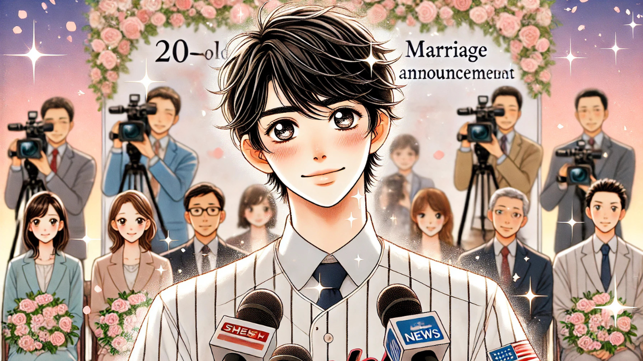 20代の野球選手が結婚発表