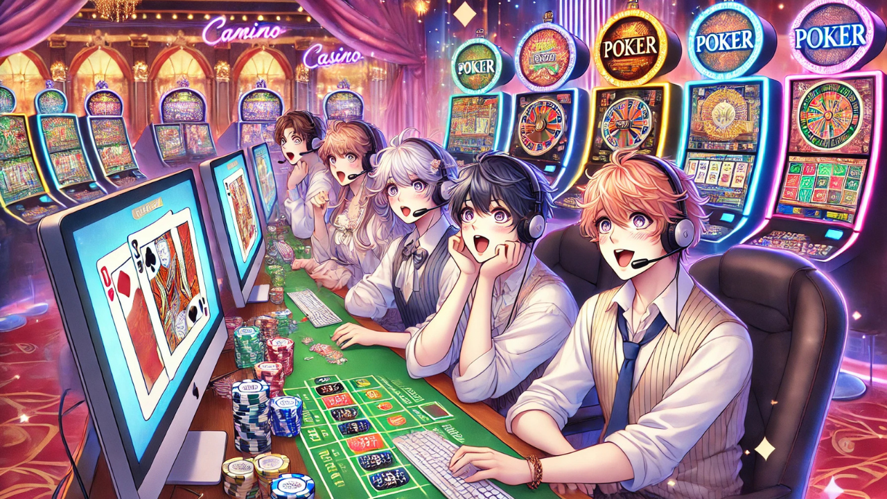 オンラインカジノで遊ぶ芸人