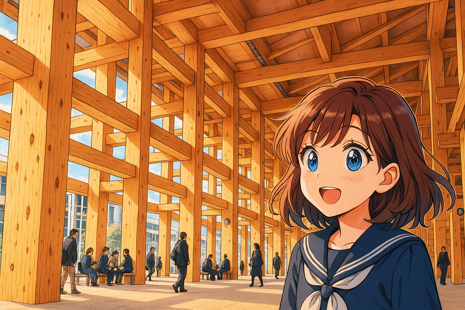 大阪万博　大屋根リング