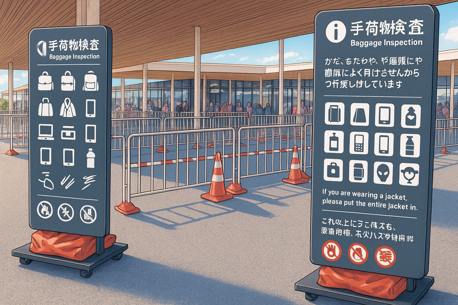 大阪万博　手荷物検査