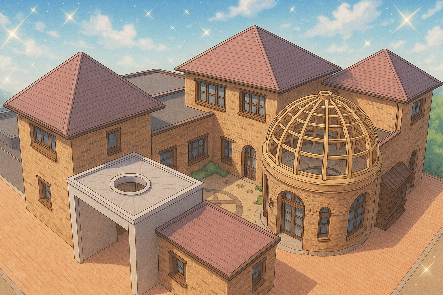 ネパール館工事中