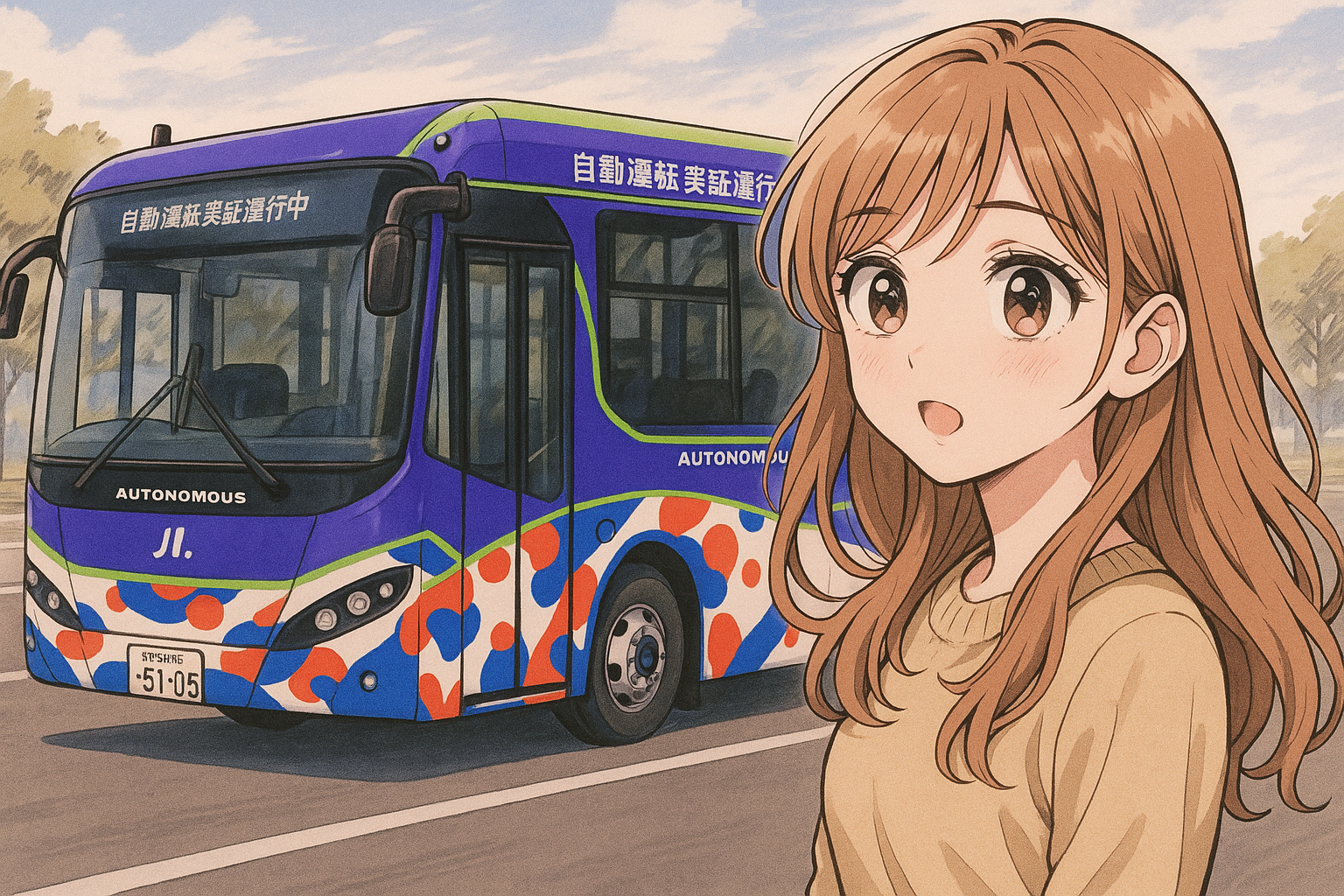 大阪万博　自動運転バス