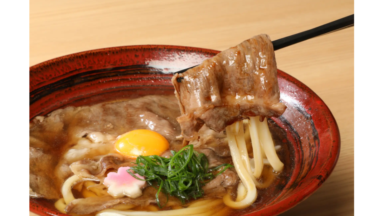 黒毛和牛のすき焼きうどん