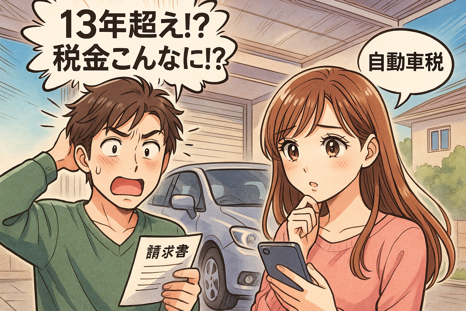 自動車税で困惑する国民
