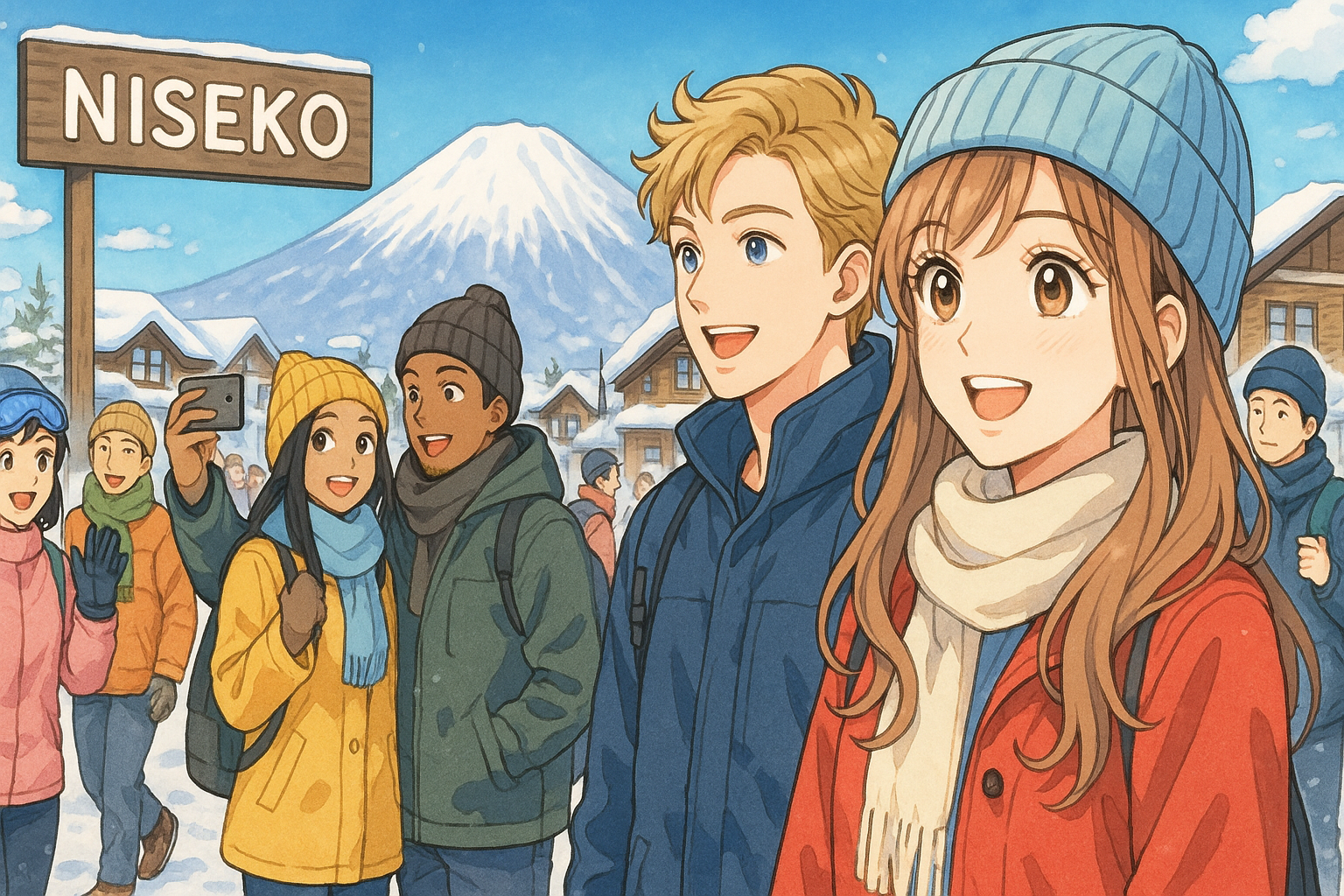 ニセコ　海外からの観光客