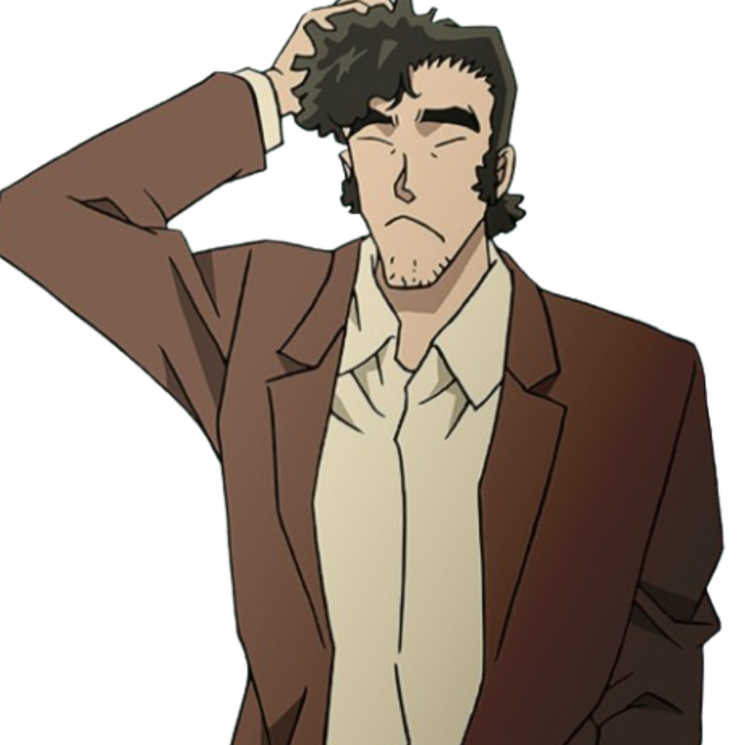 鮫谷刑事のイラスト