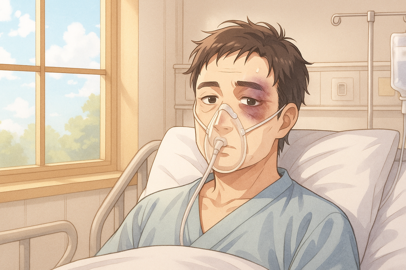 入院中の原口さん