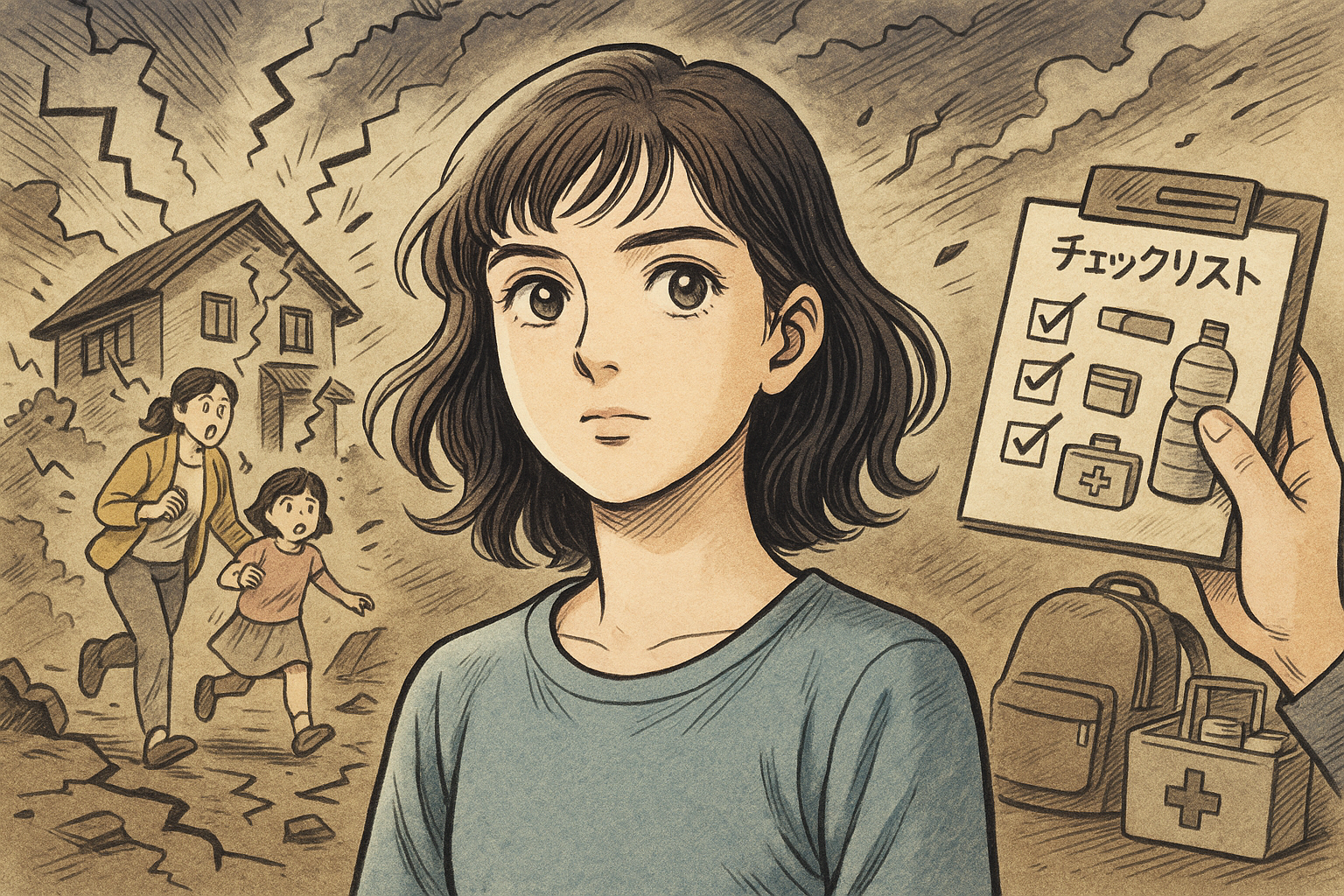 鹿児島の地震はたつき諒の予言に関係しているのか　イラスト画像