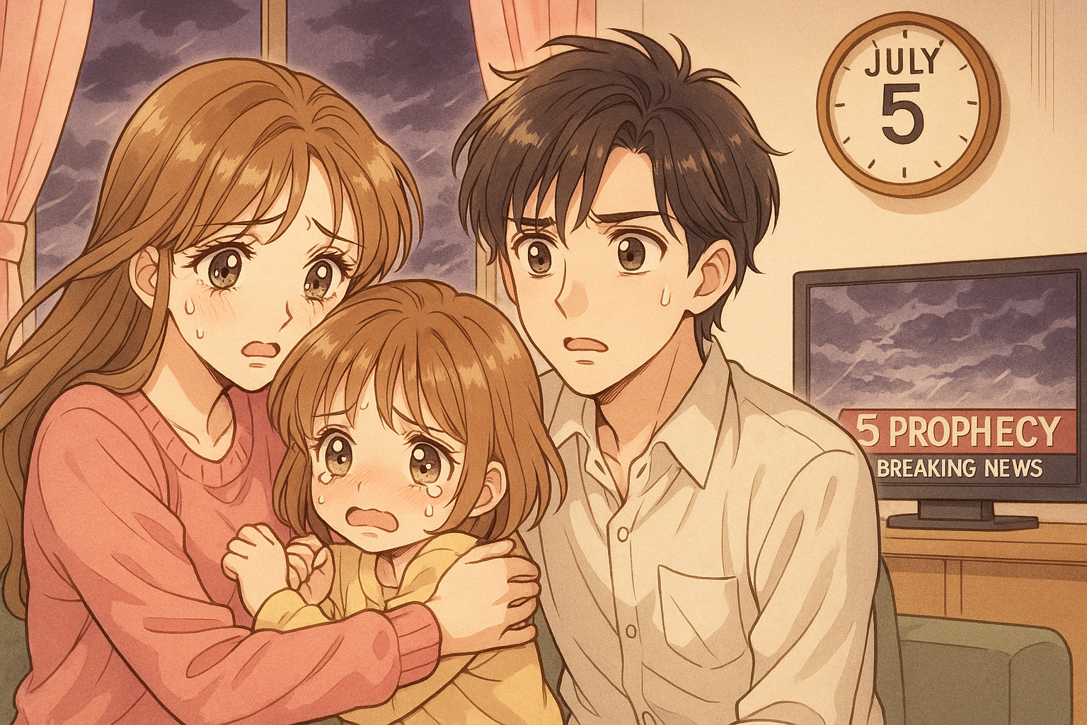 7月5日の大予言　何かが起きるため外出しない家族