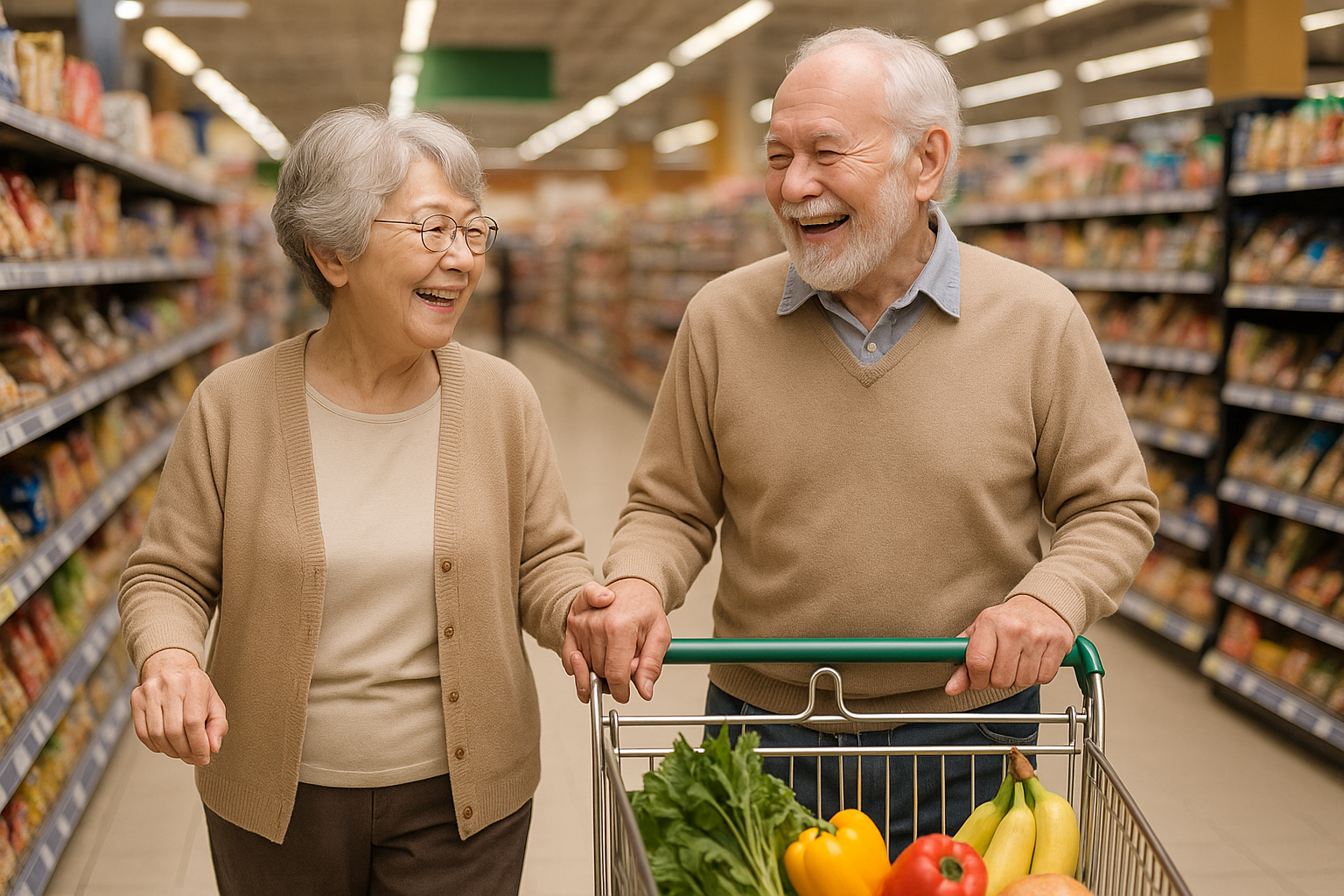 年金の受給をたのしみにしている老夫婦