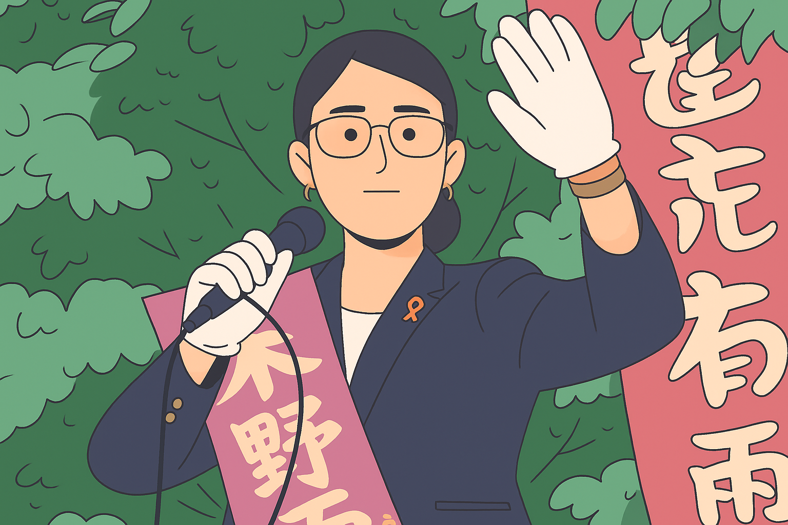 女性の選挙活動