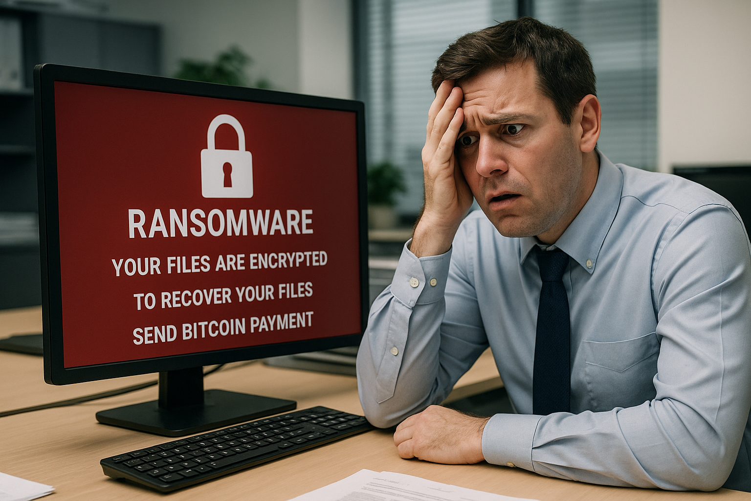 会社員が悩んでいる