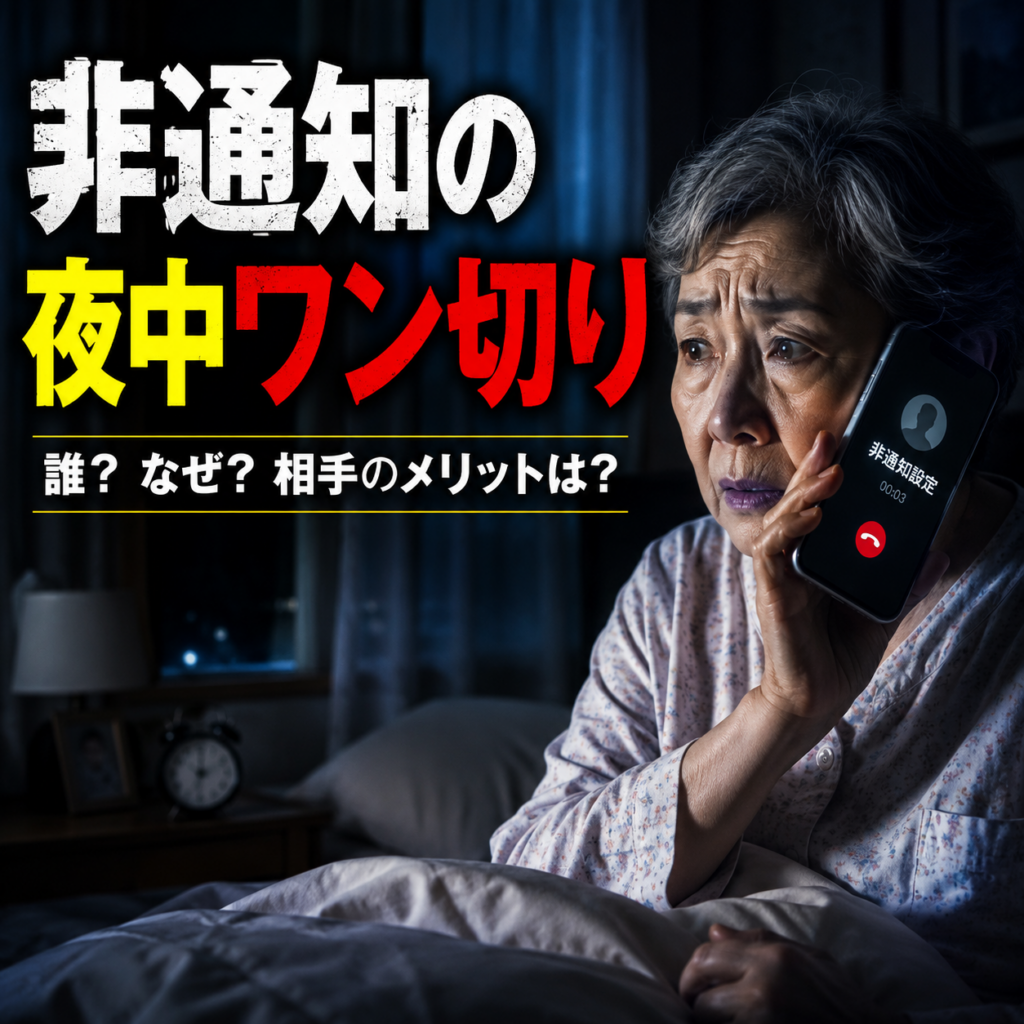 非通知の電話