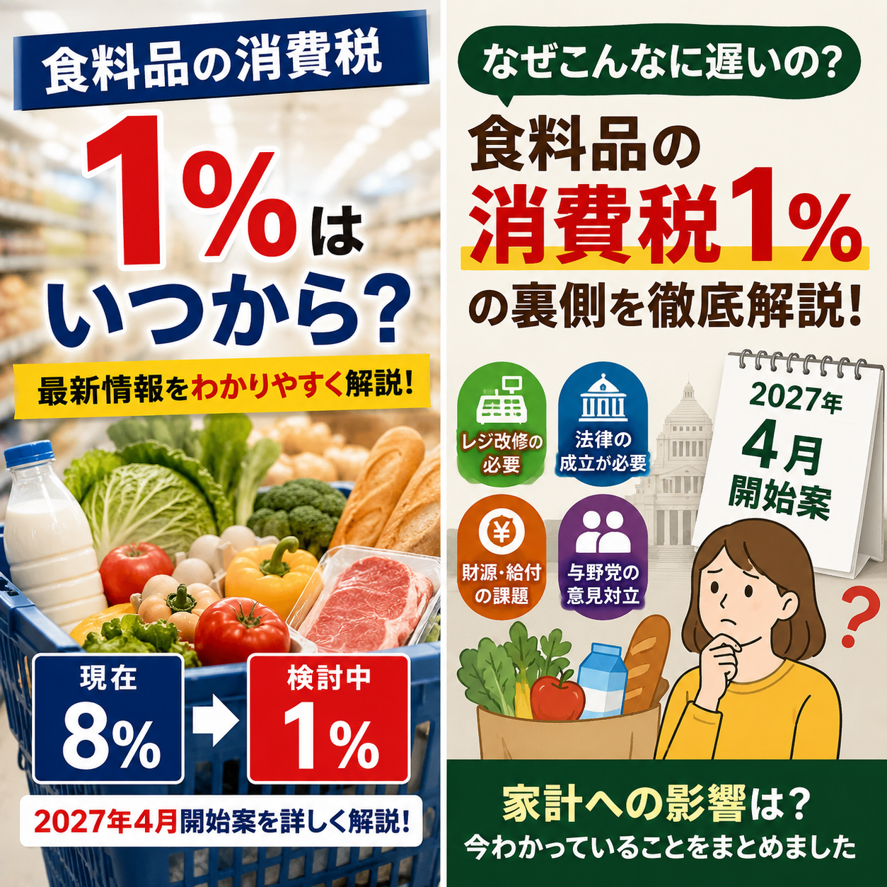 消費税１％の画像