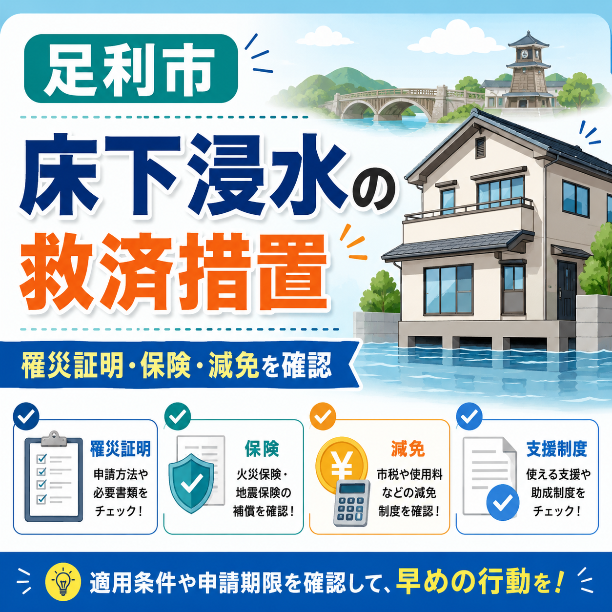 足利市の水害